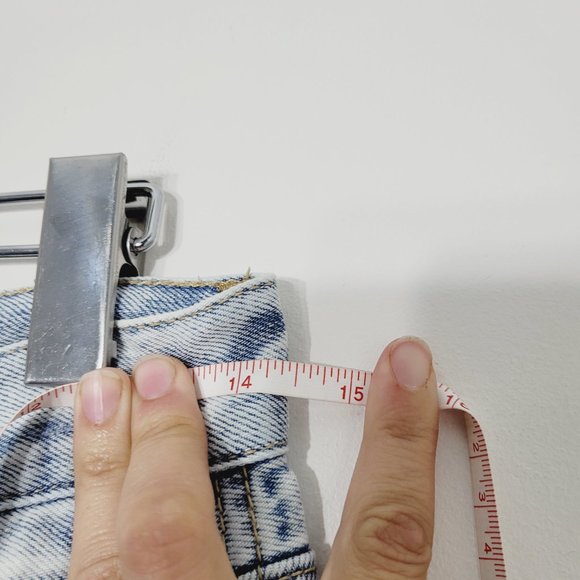 American Eagle Outfitters Skinny Slim High Rise Denim Jeans Acid Wash Womens 2 - Picture 10 of 11